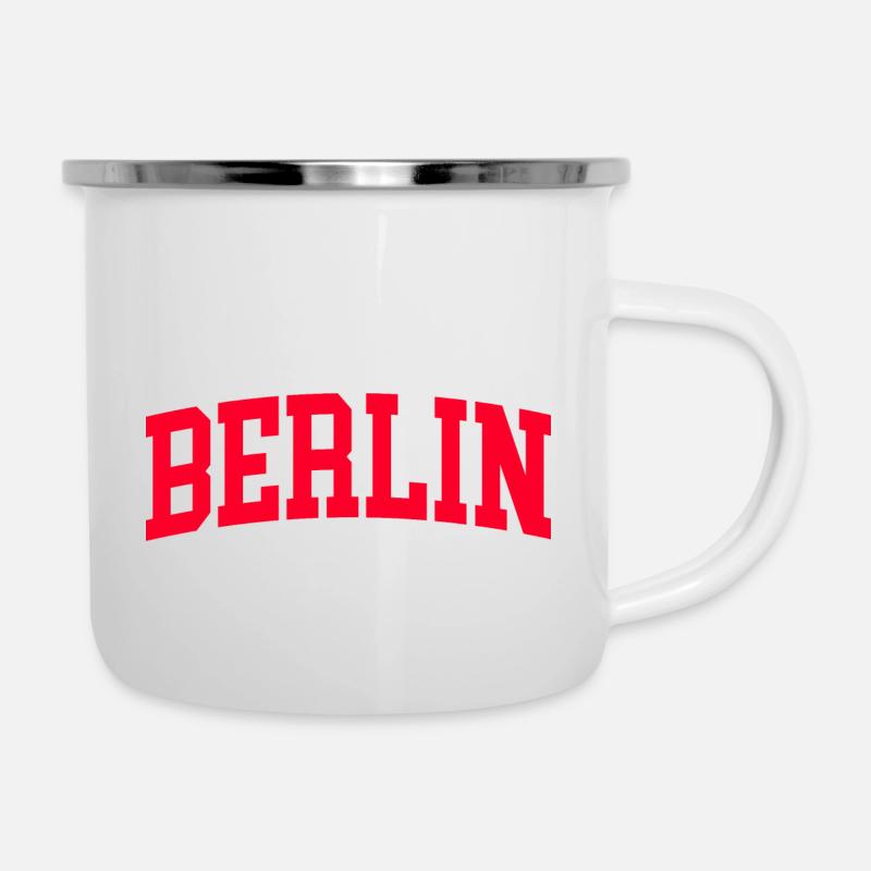 Berlin - Tasse émaillée - blanc