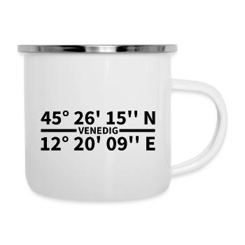 Venice coordinates - Camper Mug - white - Right