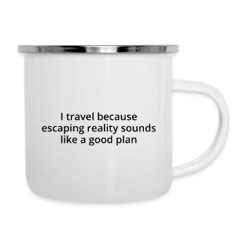 Travel - escaping - Camper Mug - white - Right