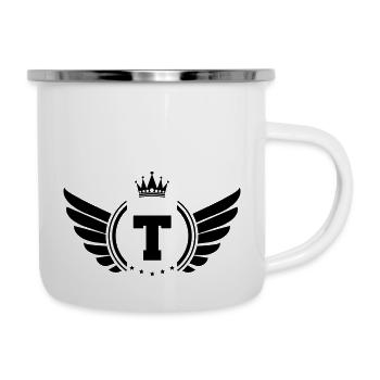 wappen T - Emaille-Tasse - Weiß - Rechts