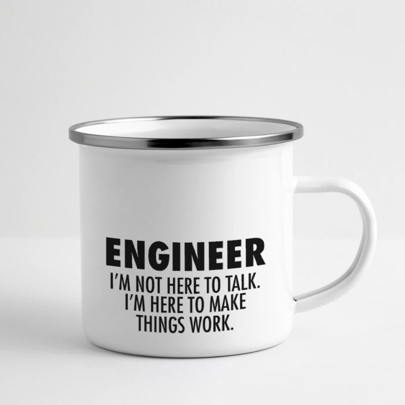 Engineer - Make Things Work. Tasse émaillée