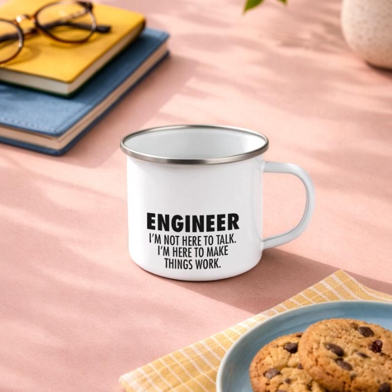 Engineer - Make Things Work. Tasse émaillée