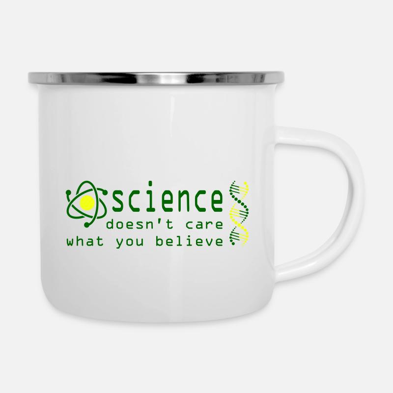 Science - Tasse émaillée - blanc