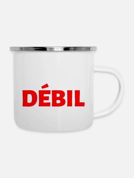 schwach Spanisch Sprache - Emaille-Tasse - Weiß