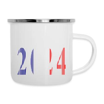 2024 Blue White Red - Camper Mug - white - Right