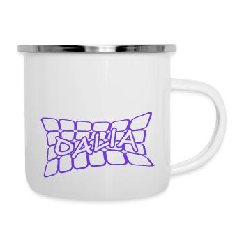 Dalia comme nom - Tasse émaillée - blanc - Droite