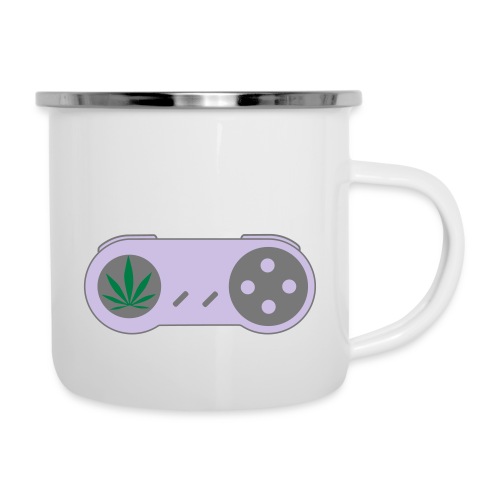 PLAY HiGH Retro Weed Gamer Controller - Camper Mug