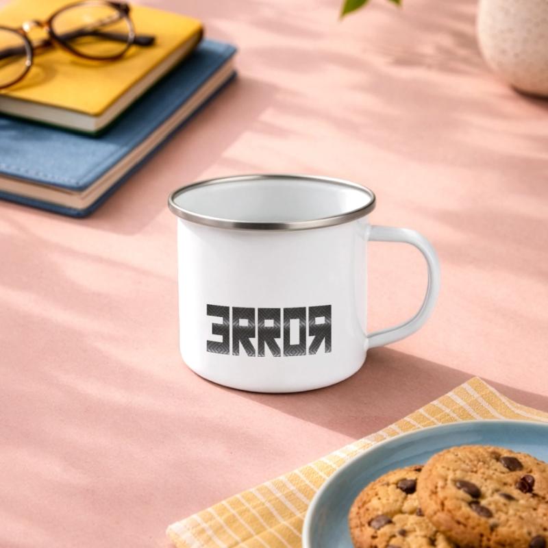 Fehler-Code Emaille-Tasse
