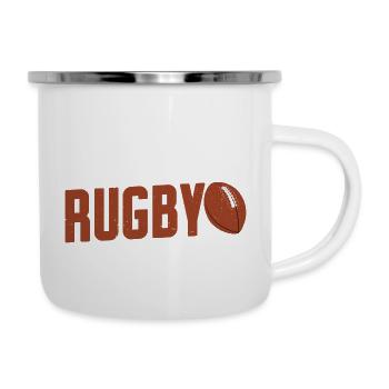 Rugby Is My Favorite Season 4 - Camper Mug - white - Right