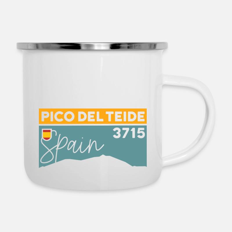 Climb Pico del Teide Hike Altitude Tenerife - Camper Mug - white