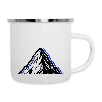 Mountains icon - Camper Mug - white - Right