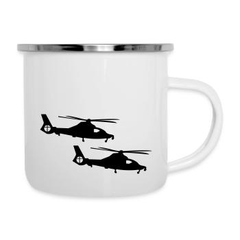helicopter - Camper Mug - white - Right