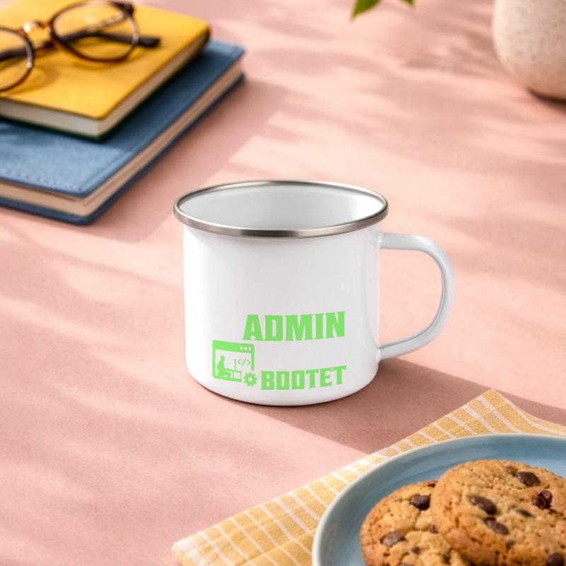 Ein Admin steht nicht auf Er bootet It Programmier Emaille-Tasse