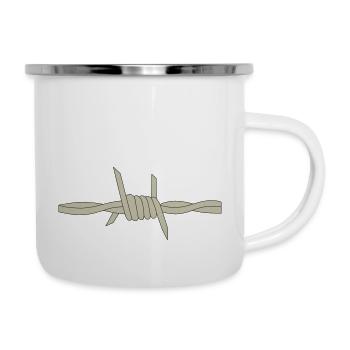Barbed wire - Camper Mug - white - Right