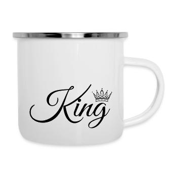 King! Customisable - Camper Mug - white - Right