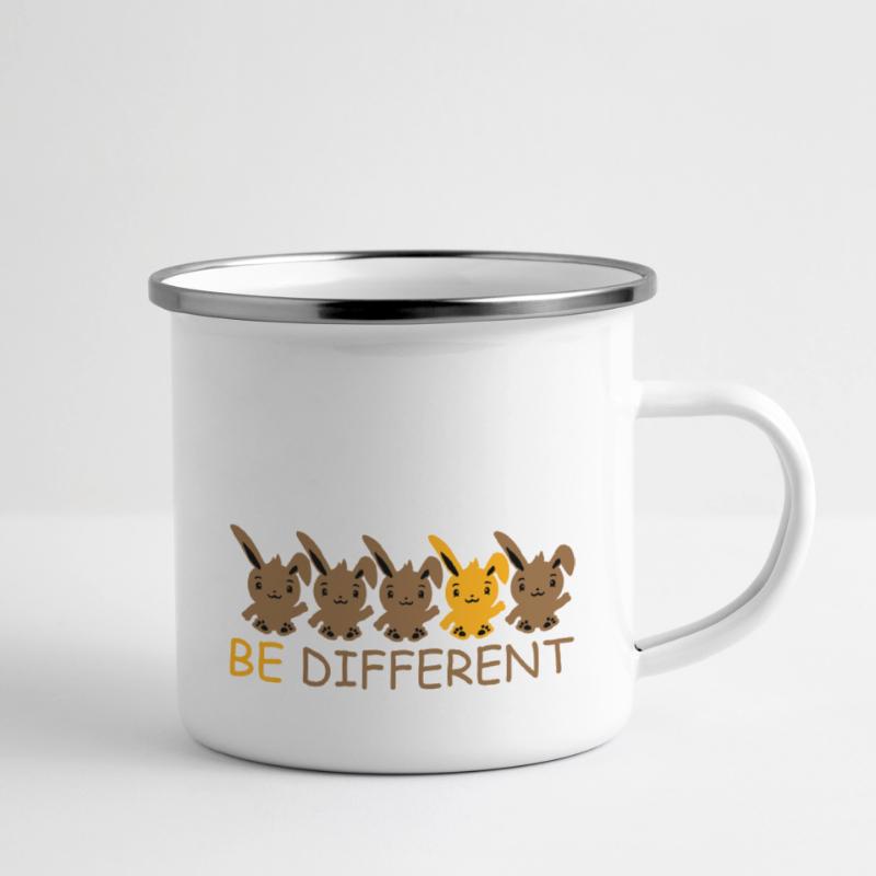 5 Bunny Friends Difference Be Different Different Camper Mug