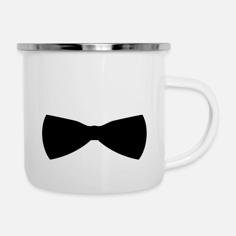 Fliege - Tasse émaillée - blanc