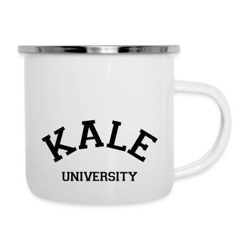 Kale University - Emaille-Tasse - Weiß - Rechts