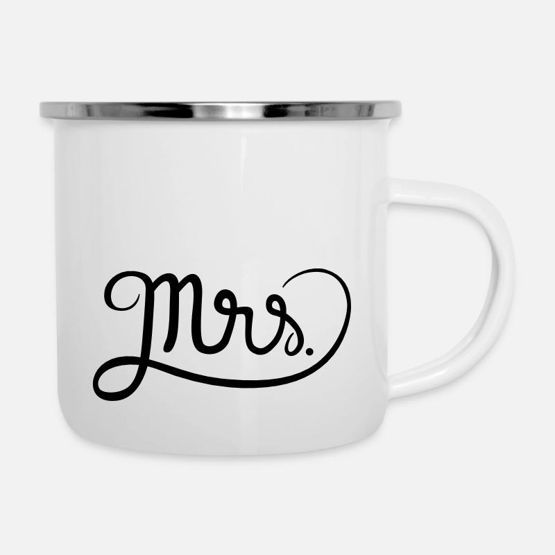 Mrs. - Tasse émaillée - blanc