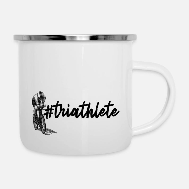 #triathlete - Camper Mug - white