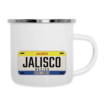 Mexiko-Stadt Unterricht Jalisco - Emaille-Tasse - Weiß - Rechts