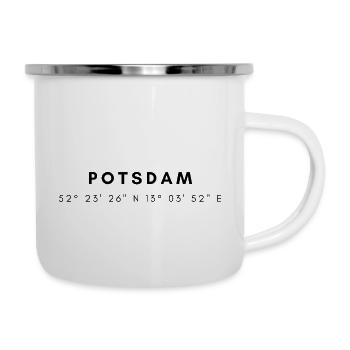 Potsdam coordinates - Camper Mug - white - Right