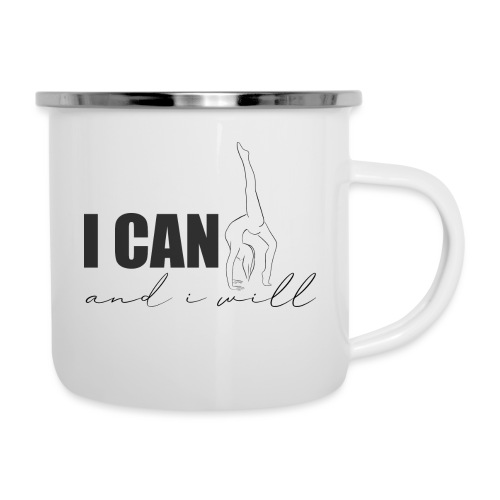 I CAN and i will - Emaille-Tasse
