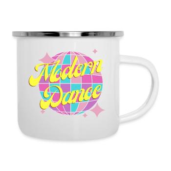 Colorful modern dance design for kids and teens - Camper Mug - white - Right