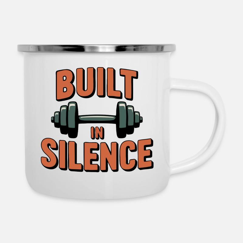Built In Silence - Camper Mug - white