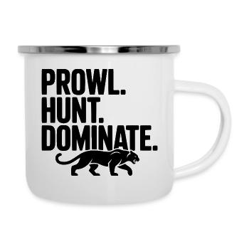 Prowl. Hunt. Dominate. - Camper Mug - white - Right