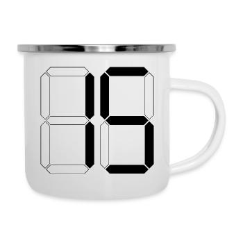 NUMBER 15 Fifteen Birthday Gift Digital - Camper Mug - white - Right