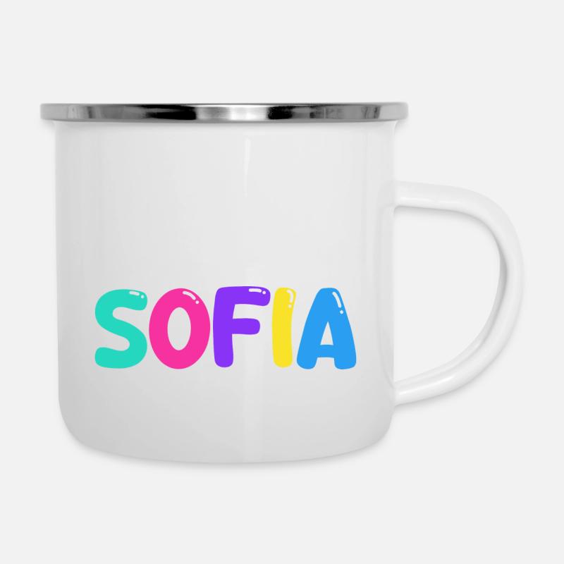 Name - Sofia - Camper Mug - white