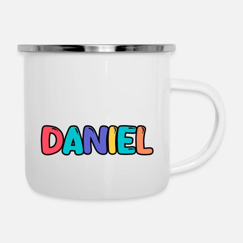 Nom - Daniel - Tasse émaillée - blanc