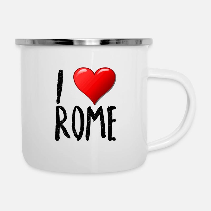 I love Rome - Camper Mug - white