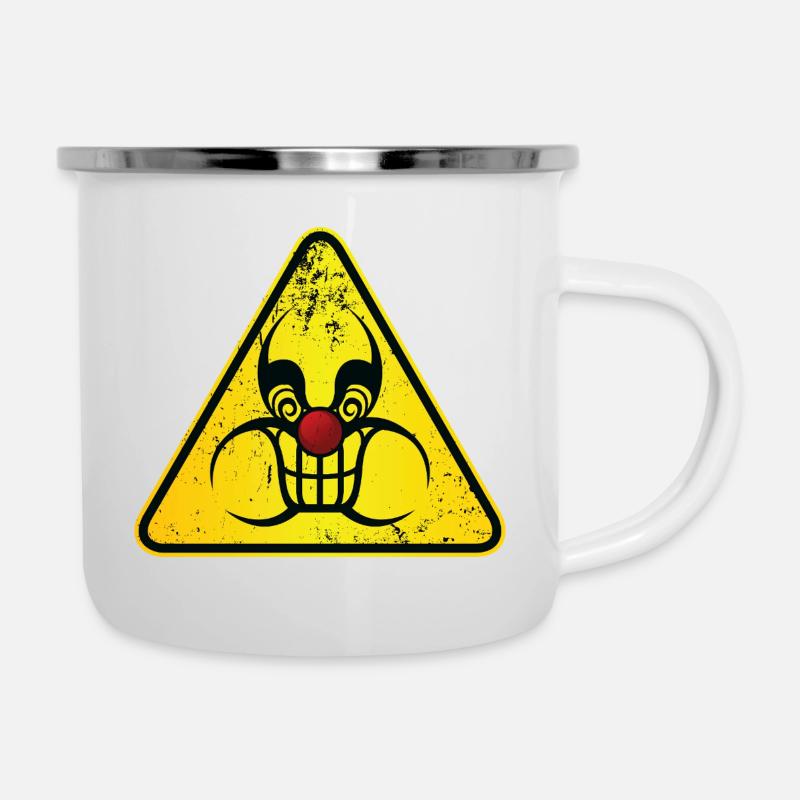 Danger Clown - Camper Mug - white