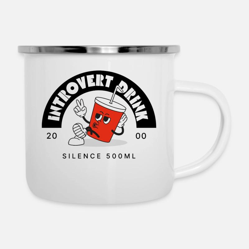 Introvert - Camper Mug - white