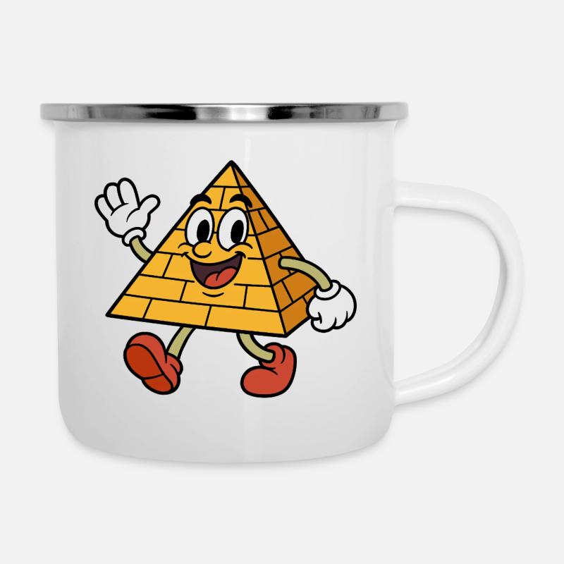 Talking wacky pyramid - Camper Mug - white