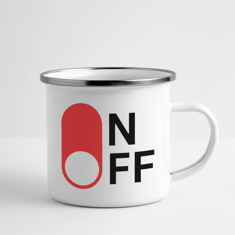 Mode ON/OFF Tasse émaillée
