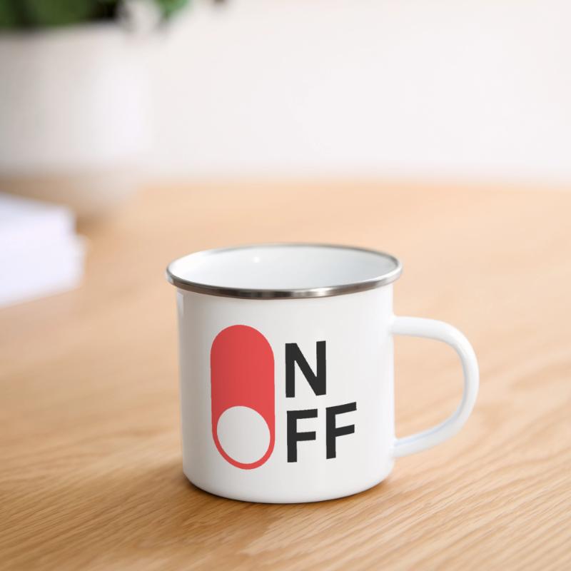 Mode ON/OFF Tasse émaillée