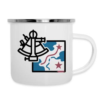 Sextant Navigation Map Vector - Camper Mug - white - Right