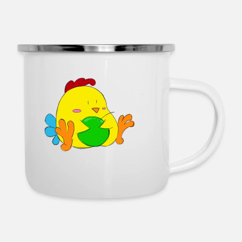 Chicken - Camper Mug - white