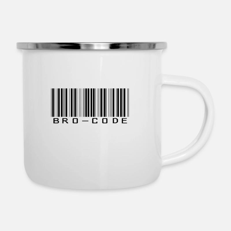 Bro Code - Camper Mug - white