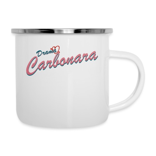 Drama Carbonara Logo hell - Kubek emaliowany