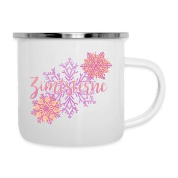 Cinnamon Star Christmas Motif - Camper Mug - white - Right
