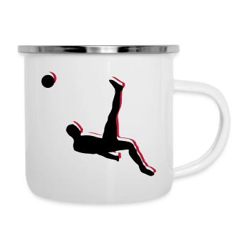 Soccer Overhead Kick Sports - Camper Mug - white - Right