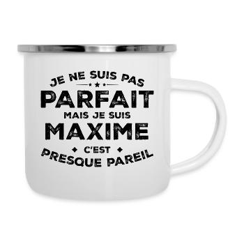 Maxime A name, an attitude Humor Maxime - Camper Mug - white - Right