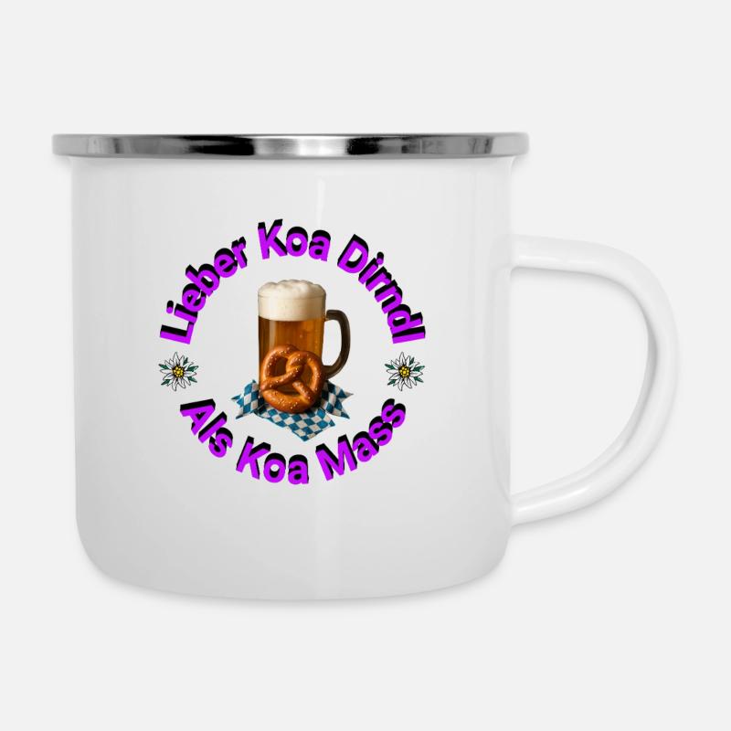 Better Koa Dirndl than Koa Mass - Camper Mug - white
