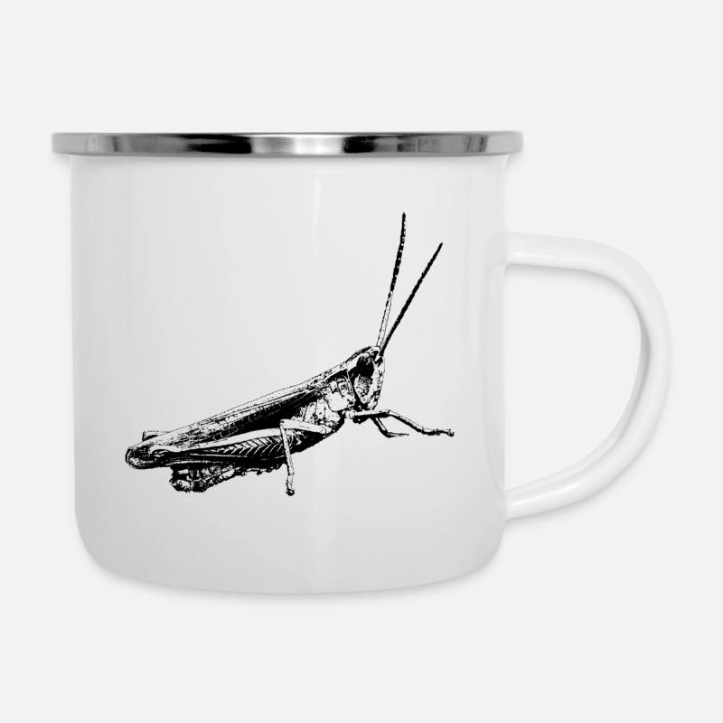 Grasshopper / Grasshopper / Graphic black - Camper Mug - white