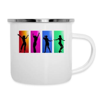 ballerina ballet dance dancer dance dancer yoga45 - Camper Mug - white - Right