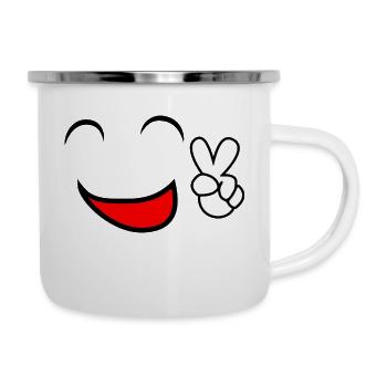 Smiley - Camper Mug - white - Right